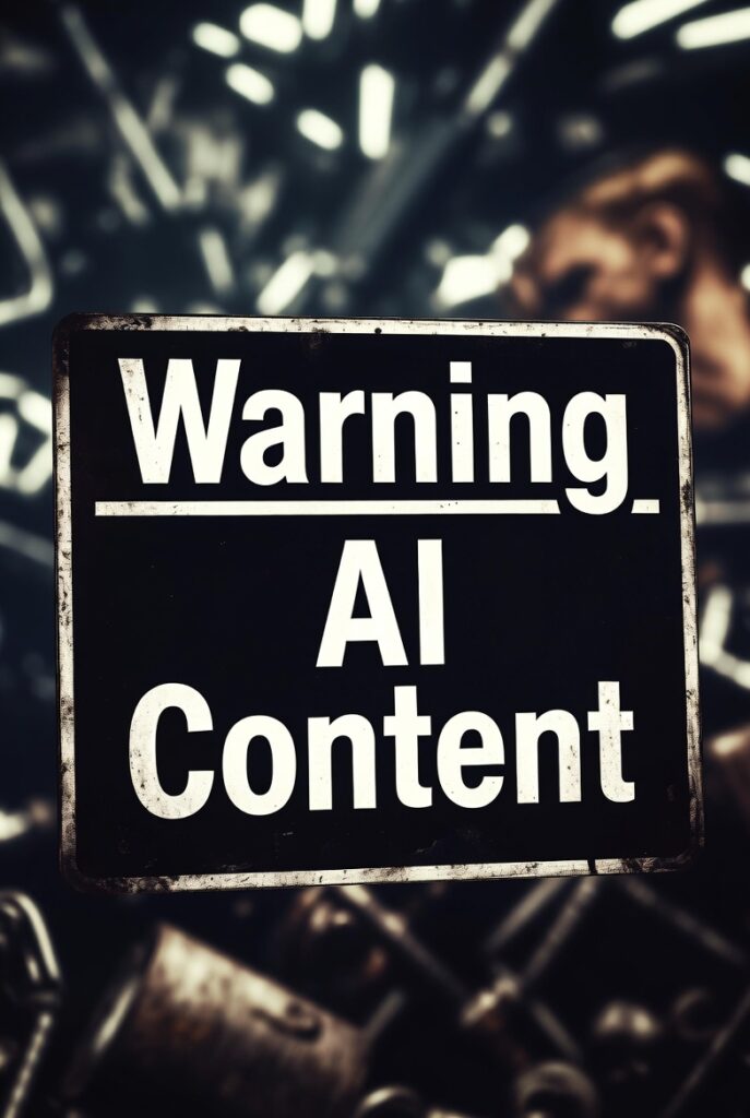 warning ai content